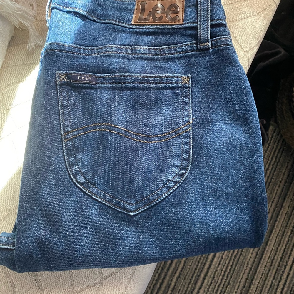 Lee Mid Rise Bootcut Jeans - Dark wash. ~Excellent condition 12 M